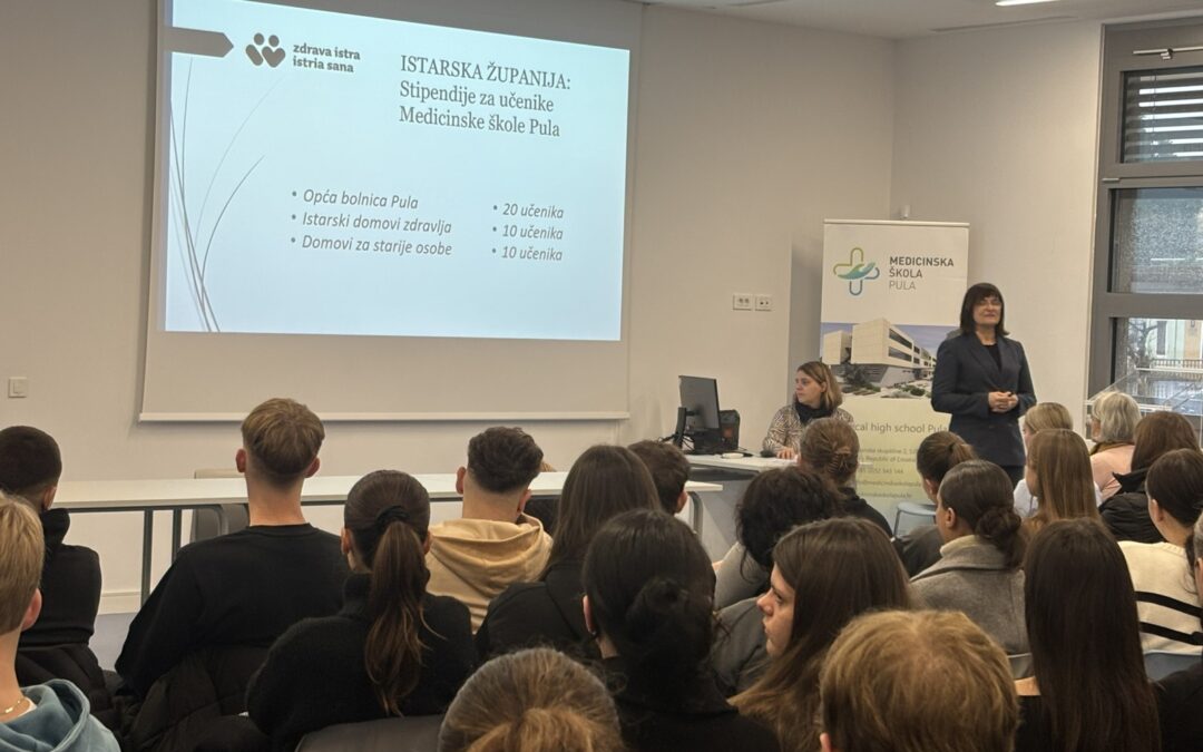 Stipendije za učenike Medicinske škole Pula